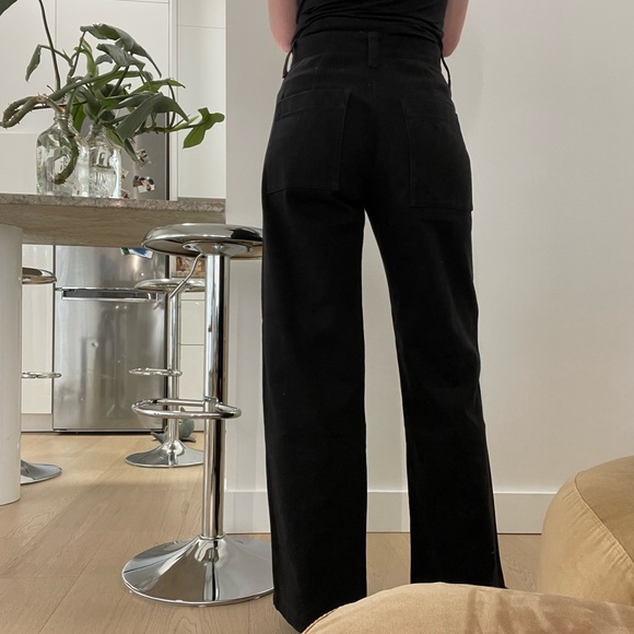 Ization Studio Lauren Pants in Black Size 28 - Picture 3 of 3